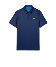 ラコステ（LACOSTE）ゴルフウェア ミニマム総柄プリントゴルフポロシャツ DH5175-10FMP