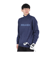 ROSASENゴルフウェア ミックスツイード インターシャニット 044-12011-098-24AW