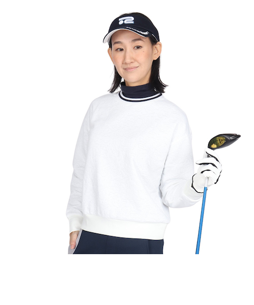 ROSASEN（ROSASEN）ゴルフウェア アウター カモフラ柄 キルトジャカード プルオーバー 045-32911-005-24AW