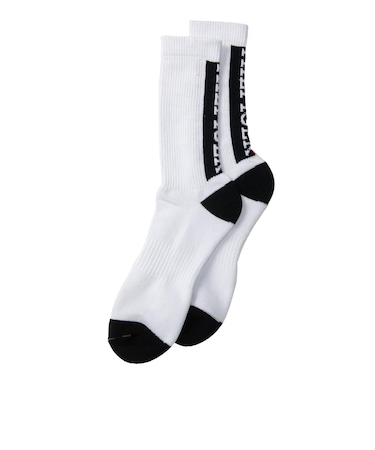 ゴルフ 抗菌防臭 ミドルソックス バックロゴ THMB3F2F-WHT