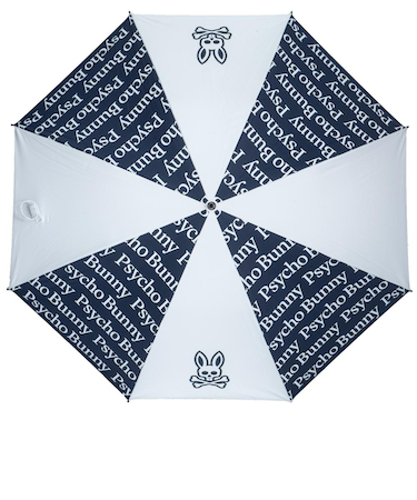 サイコバニー（Psycho Bunny）ゴルフアンブレラ 遮熱遮光タイプ PBMG0FEX-WHT