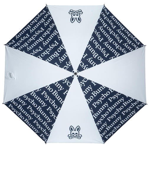 サイコバニー（Psycho Bunny）ゴルフアンブレラ 遮熱遮光タイプ PBMG0FEX-WHT