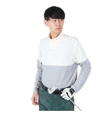 トラヴィスマシュー（Travis Mathew）ゴルフウェア 長袖タートルネックシャツ 7AI042-1WHT