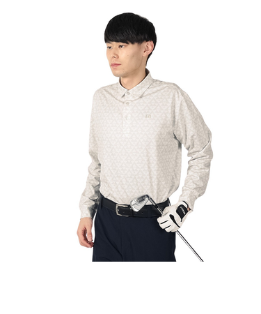 トラヴィスマシュー（Travis Mathew）ゴルフウェア ストレッチ 長袖スタンダードポロシャツ 7AI020-2PRS