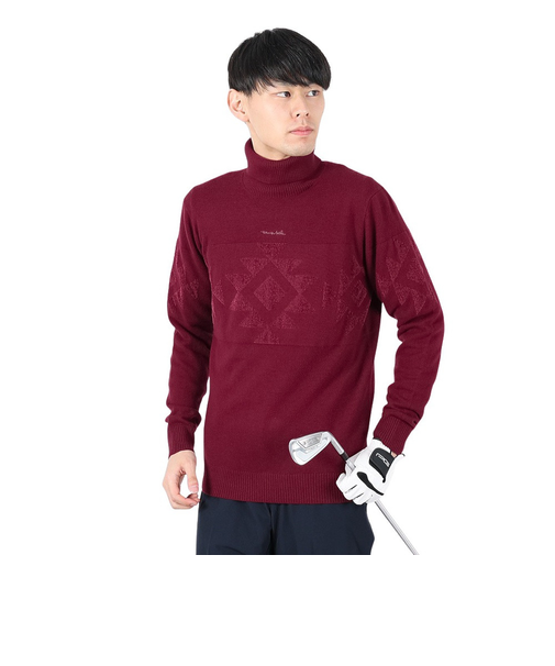 トラヴィスマシュー（Travis Mathew）ゴルフウェア 長袖タートルネックセーター 7AI039-6MLR