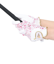 フィラ（FILA）ゴルフ 両手用 UVカットグローブ FWG106 WHT PNK