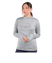 クランク(CLUNK)ゴルフウェア 保温 消臭 長袖ハイネックシャツ CL5QUG12 GRY