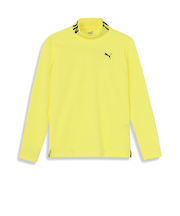 プーマ（PUMA）ゴルフウェア ストレッチスムース スローガンロゴ 長袖モックネックシャツ 62491802