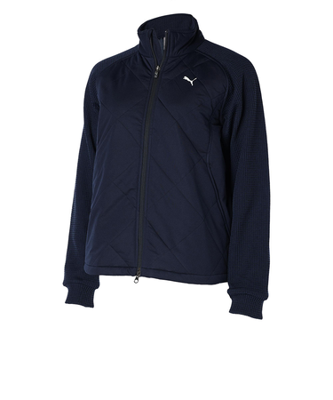プーマ（PUMA）ゴルフウェア アウター 保温 中綿 ハイパーストレッチPGフルジップジャケット 62496801