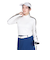 ゴルフウェア 長袖 ハイネックシャツ BA5QUG08 WHT