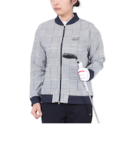 クランク(CLUNK)ゴルフウェア アウター チェック柄ブルゾン CL5QUY09 NVY