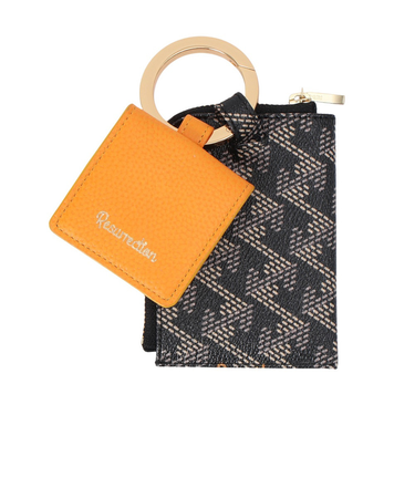 ゴルフ ポーチ カナリー No.2 ダークブラック×イエロー