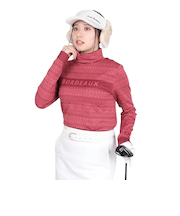 クランク(CLUNK)ゴルフウェア 吸湿発熱 長袖 成型ハイネックシャツ CL5QUG20 ROS