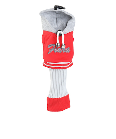 フィドラ（FIDRA）ゴルフ フーディ型 ヘッドカバー ユーティリティ用 FD5PNB39 RED