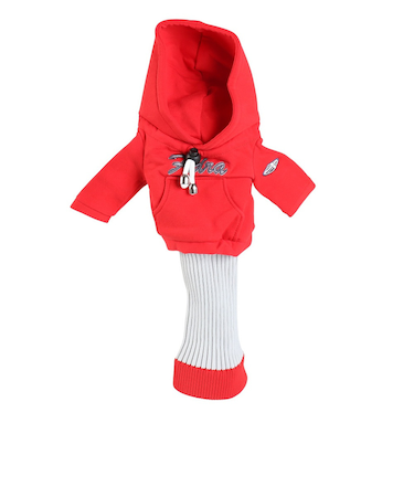 フィドラ（FIDRA）ゴルフ フーディ型 ヘッドカバー ドライバー用 FD5PNB37 RED