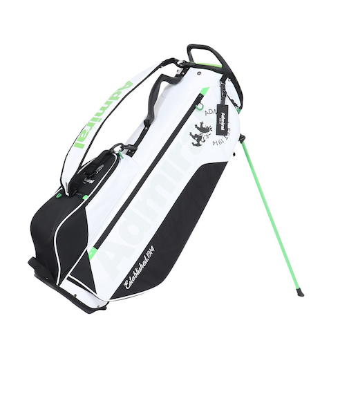アドミラル ゴルフ（Admiral GOLF）ゴルフ 撥水 スタンド式 キャディバッグ ライトウェイト 9型 5分割 ADMG5AC7-WHT
