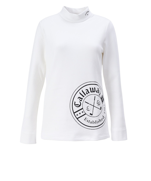 キャロウェイ（CALLAWAY）ゴルフウェア 軽量 保温 長袖 モックネック