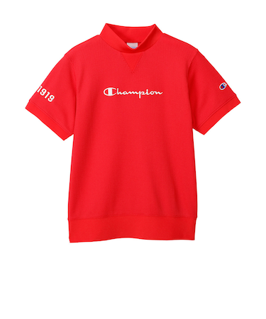 チャンピオン（CHAMPION）ゴルフウェア 速乾 遮熱 半袖 モックネックシャツ CW-BG301 930