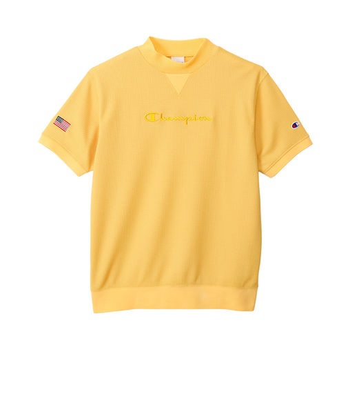 チャンピオン（CHAMPION）ゴルフウェア 速乾 遮熱 半袖モックネック スウェット C3-BG301 573