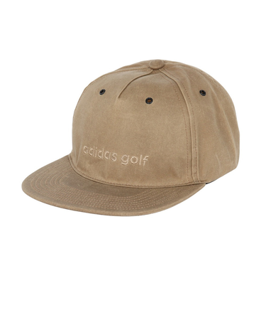 アディダス（adidas）帽子 ワックスキャンバス フラットビルキャップ KVI46-JJ3825BRN
