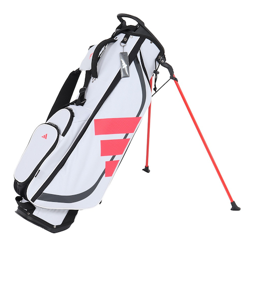 アディダス（adidas）ゴルフ アディゼロ スタンド式 キャディバッグ KVH36-JE7154W/RED