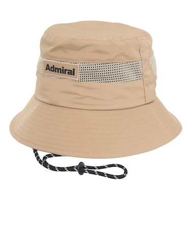アドミラル ゴルフ（Admiral GOLF）ゴルフ メッシュバケットハット ADMB5A11-BEG