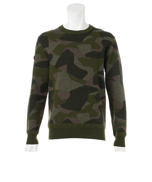 BRIEFING メンズゴルフウェア 迷彩ニット BRIEFING メンズゴルフウェア 迷彩ニット