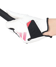 アディダス（adidas）左手用 アディゼロ グローブ 25 シングル KVH42-JE7177W/RED