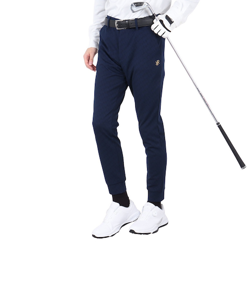 ゴルフウェア GMジャガード ジョガーパンツ BD12PT07-M NVY