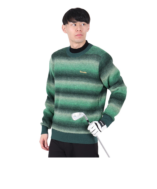 ゴルフウェア グラデーションブークレニット GRN BD34KNPO05-M GRN