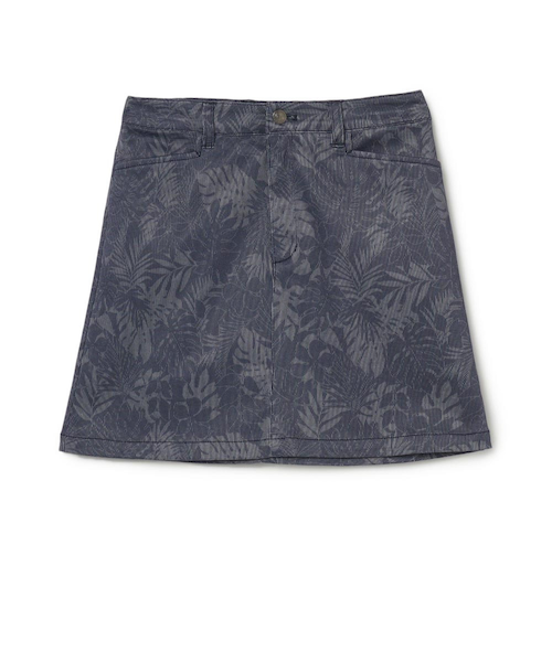ROSASEN(ROSASEN)ゴルフウェア リーフ柄プリントスカート 045-73243-25SS-098(Lady’s) ROSASEN（ROSASEN）ゴルフウェア リーフ柄プリントスカート 045-73243