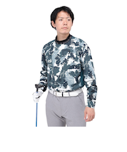 ルコックスポルティフ（lecoqsportif）ゴルフウェア 吸汗速乾 ストレッチフォーサー 2WAY 長袖シャツ LG4FLS50M GR00