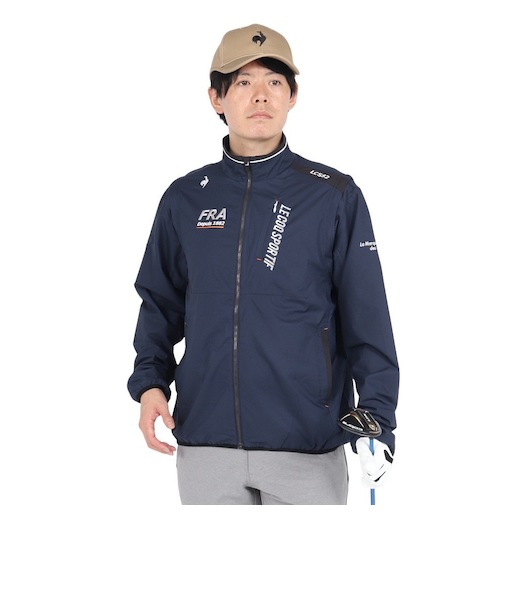 ルコックスポルティフ（lecoqsportif）ゴルフウェア アウター 撥水 防風 トレッチフォーサー 2WAYブルソン LG4FWB00M NV00