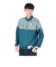 ルコックスポルティフ（lecoqsportif）ゴルフウェア 吸汗速乾 STF ロゴ柄 フルジップジャケット LG4FSW50M GR00