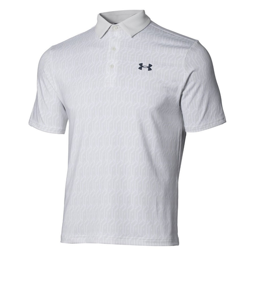 アンダーアーマー(UNDER ARMOUR)ゴルフウェア 吸汗速乾 プレーオフ3.0 プリント 半袖ポロシャツ 1378677 116