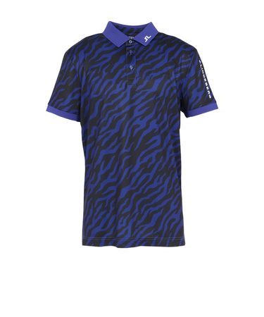 J.LINDEBERG(J.LINDEBERG)ゴルフウェア 速乾 Tour Tech プリント 半袖ポロシャツ 071-23241-096