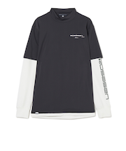 ROSASEN（ROSASEN）ゴルフウェア UVケア 長袖 レイヤードロングシャツ 047-23311-25SS-018
