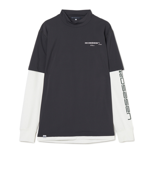 ROSASEN（ROSASEN）ゴルフウェア UVケア 長袖 レイヤードロングシャツ 047-23311-25SS-018
