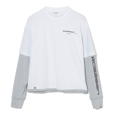 ROSASENゴルフウェア 長袖 レイヤードロングシャツ 048-23311-25SS-004