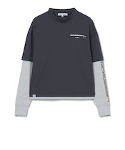 ROSASENゴルフウェア 長袖 レイヤードロングシャツ 048-23311-25SS-018