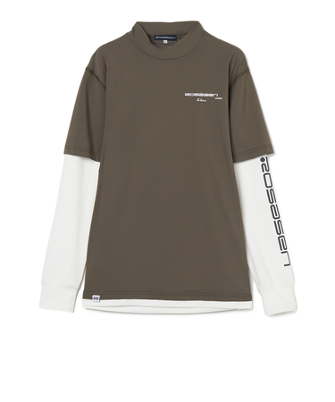 ROSASEN（ROSASEN）ゴルフウェア UVケア 長袖 レイヤードロングシャツ 047-23311-25SS-027