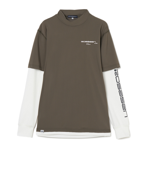 ROSASEN（ROSASEN）ゴルフウェア UVケア 長袖 レイヤードロングシャツ 047-23311-25SS-027
