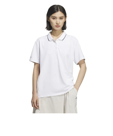 アディダス（adidas）ゴルフウェア 吸汗速乾 モノグラム 半袖 ポロシャツ KTI84-JF4586W