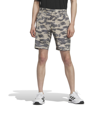 アディダス（adidas）ゴルフウェア 撥水 カモフラージュ柄ショートパンツ  KVH19-JL6160BLK