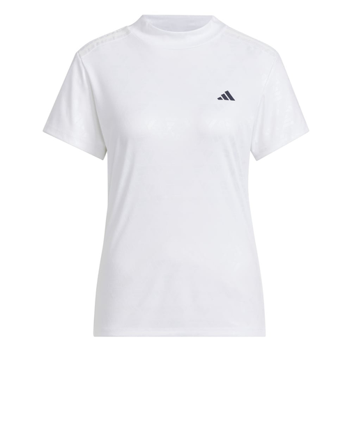 アディダス（adidas）モックネック ゴルフ 半袖 BOSロゴ柄デボス モックネック半袖シャツ KTI74-JF4556W