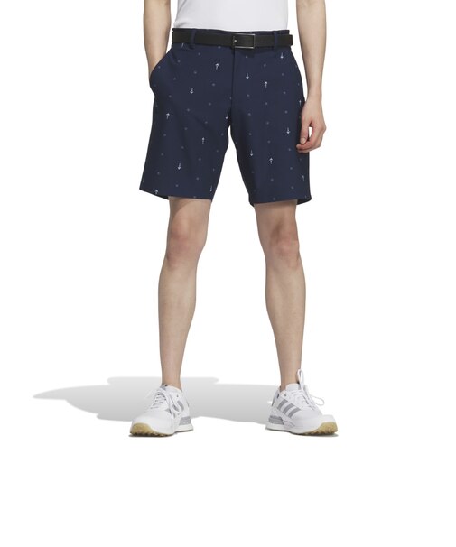 アディダス（adidas）ゴルフウェア 撥水 モノグラムショートパンツ KVH29-JF6324NVY