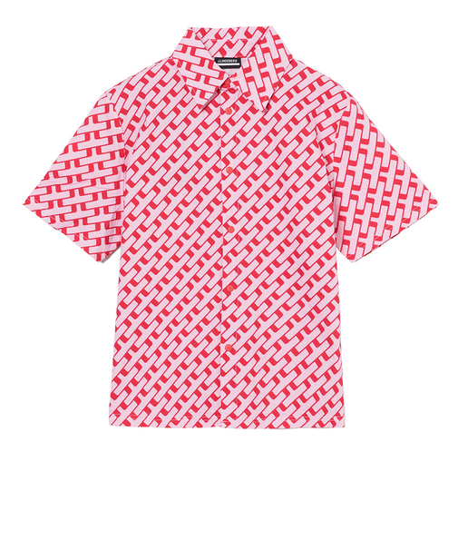 J.LINDEBERG（J.LINDEBERG）ゴルフウェア Linda プリント半袖シャツ 072-83340-073