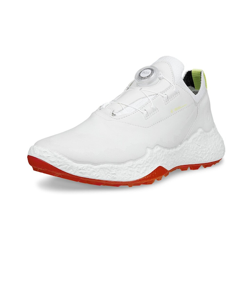 ecco biom ホワイト スパイクシューズ