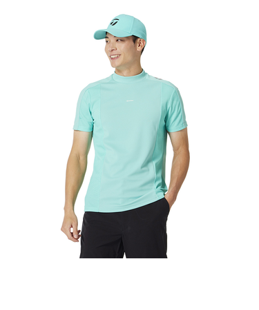 テーラーメイド（TAYLORMADE）モックネック ゴルフ 半袖 サイドブロックショートスリーブモックシャツ M13160-UN619