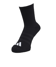 アディダス（adidas）ハーフクルー丈 ソリッド クッションソックス KSM66-JD4436BLK
